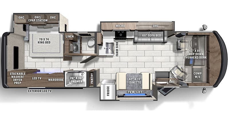 2023 Coachmen 2023 Coachmen Mirada - thumbnail 2
