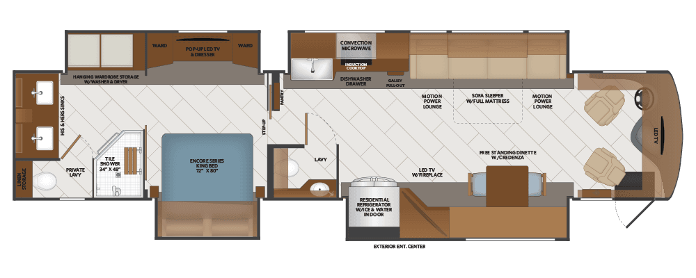 2024 Fleetwood RV 2024 Fleetwood RV Discovery LXE - thumbnail 2