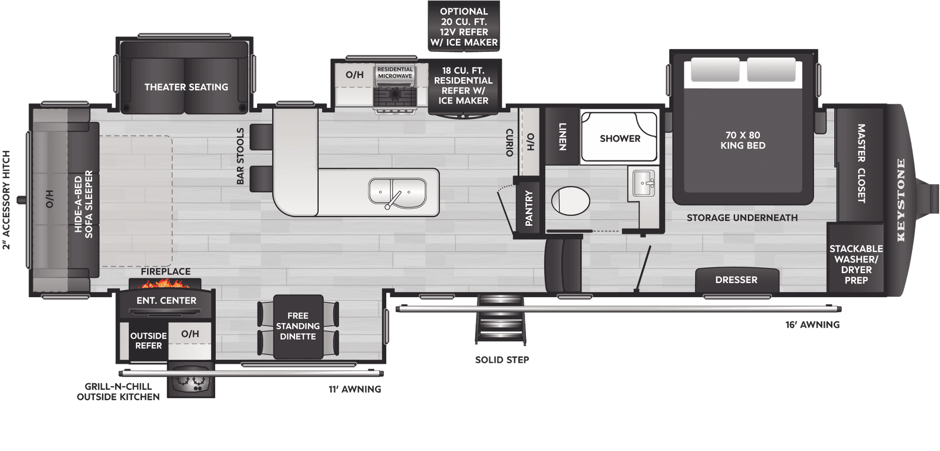 2025 Keystone RV 2025 Keystone RV Alpine Avalanche Edition - thumbnail 2