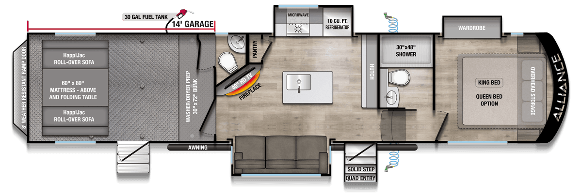 2026 Alliance RV 2026 Alliance RV Valor - thumbnail 2